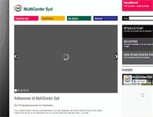 Tablet Screenshot of multicentersyd.dk